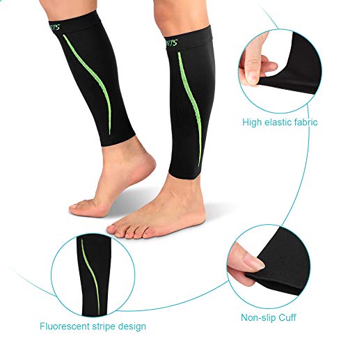 Yosoo Health Gear Medias de Compresión Running, Calcetines de Compresión para Hombre y Mujer, 20 mmHg-25 mmHg, Aumentar la Circulación Sanguínea, Mejorar el Rendimiento