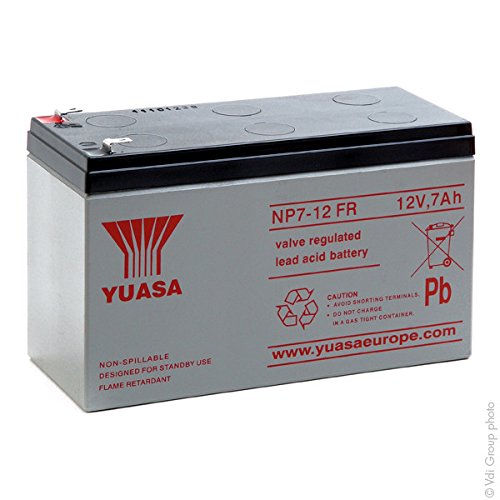 Yuasa - Batería plomo AGM NP7-12FR 12V 7Ah - Batería(s)