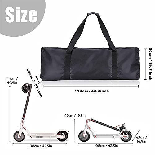 Yungeln Bolso Impermeable portátil Oxford Paño Plegable Bolsa de Almacenamiento Bolsa de Transporte para XIAOMI 1S/M365/Pro Scooter eléctrico 110 * 45 * 20 cm Bolsa de Viaje