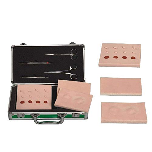 yunyu Kit de módulo de Entrenamiento de resección de Lipoma de maniquí de enfermería con 4 Instrumentos quirúrgicos y 3 módulos de Entrenamiento para educación médica básica