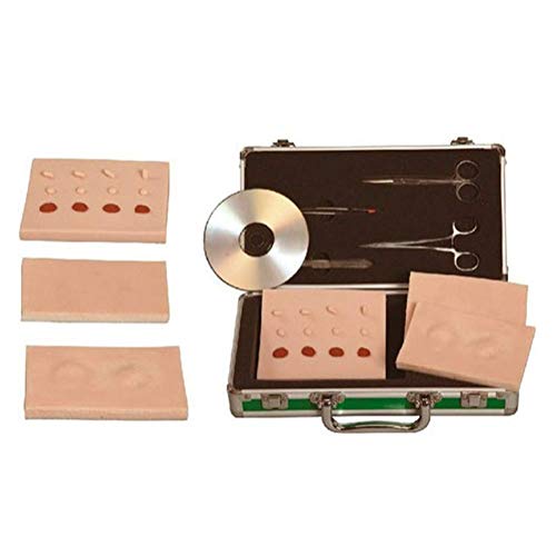 yunyu Kit de módulo de Entrenamiento de resección de Lipoma de maniquí de enfermería con 4 Instrumentos quirúrgicos y 3 módulos de Entrenamiento para educación médica básica