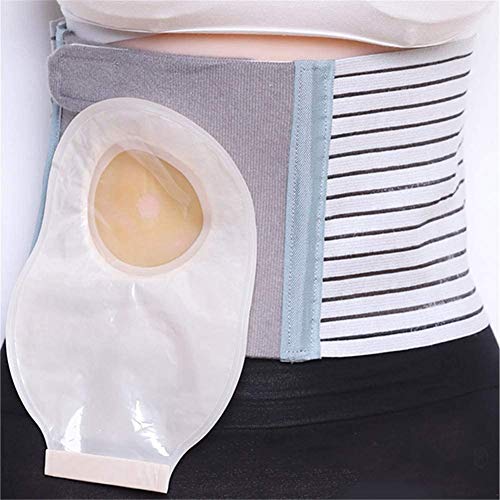 YUXINCAI Cinturón De Soporte De Hernia De Ostomía Postoperatoria Unisex, Orificio En Forma De U Ajustable para Enfermería Posoperatoria Después De La Cirugía De Ileostomía De Colostomía