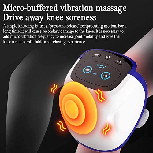 YUXINCAI Masajeador De Rodilla con Terapia Vibratoria Magnética Infrarroja con Calefacción Vibración Fisioterapia Hombro Codo Terapia Vibratoria Máquina De Masaje Alivio del Dolor