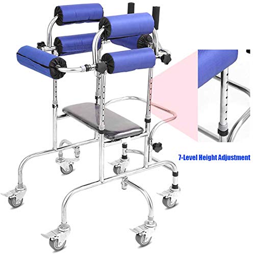 YUXINCAI Rehabilitación Infantil Andador con Ruedas Parálisis Cerebral Entrenamiento De Rehabilitación para Discapacitados, Ayuda para Caminar para Personas Discapacitadas Y con Movilidad Limitada