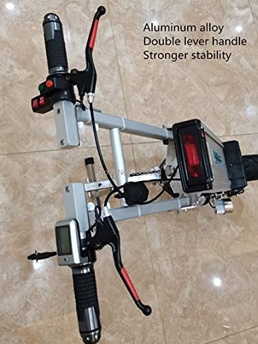 YUXIwang Silla de Ruedas Moda 52V20AH Power 500W Motor eléctrico Handbike Manual Deporte Remolque de Silla de Ruedas Handbike 12 Pulgadas Ruedas (Color : Intermediate Connect)