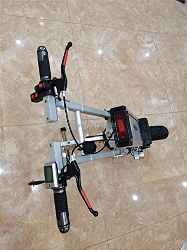 YUXIwang Silla de Ruedas Moda 52V20AH Power 500W Motor eléctrico Handbike Manual Deporte Remolque de Silla de Ruedas Handbike 12 Pulgadas Ruedas (Color : Intermediate Connect)