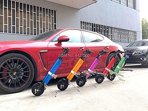 YUXIwang Silla de Ruedas Moda 7.5Ah batería de Litio SSPORT SHELLCHJAIR Carrito eléctrico, Remolque eléctrico de la Silla de Ruedas Drive Frontal Electric Handbike (Color : Wine Red)