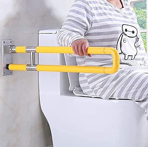 Z-SEAT Barra de Agarre para Inodoro Pasamanos Rieles para discapacitados Soporte de Seguridad para el baño Ducha Mango Antideslizante Soporte para Asiento Empuñaduras de Mano Marco Protector para a