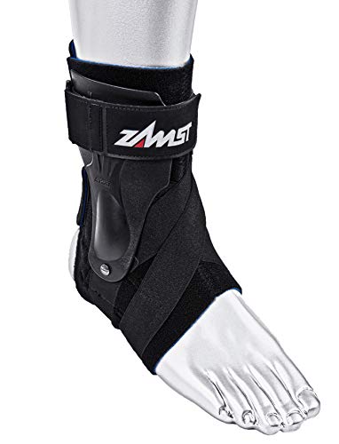 Zamst A2 DX Left - Protección de tobillos, tamaño Medio, color negro