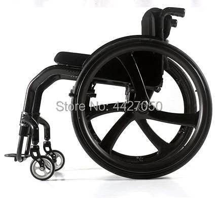 ZJN-JN Silla de Ruedas práctico Deportes Plegables para sillas de Ruedas para la Silla de Ruedas de Fibra de Carbono (Color : Electric handbike)