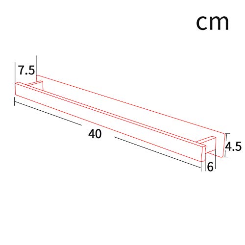 ZUNTO Toallero Baño Adhesivo Toalleros Barra de Para Baño Acero Inoxidable 40CM