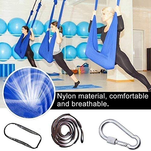 ZWDM Terapia Interior Swing Terapia ELÁTICA DE NIÑOS DE NIÑOS Swing EFECTUFICO Caliente EN NIÑOS con Necesidades SENSORIOS Y Equipo DE Terapia Ocupacional (Color : Blue, Size : 100x280cm)