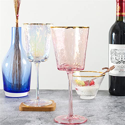 ZXCZXC Copas Copa de Agua de Vino de Vidrio Phnom Penh Martillo-Ojos sin Plomo Taza de Vino Tinto Champagne Taza Taza de pie Fiestas Regalo de Fiesta decoración del hogar Fiesta (Color : F)