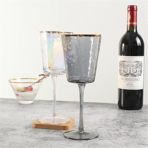 ZXCZXC Copas Copa de Agua de Vino de Vidrio Phnom Penh Martillo-Ojos sin Plomo Taza de Vino Tinto Champagne Taza Taza de pie Fiestas Regalo de Fiesta decoración del hogar Fiesta (Color : F)