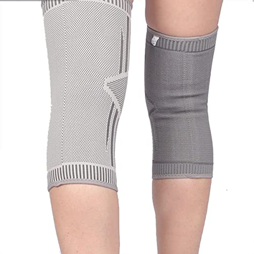 ZXLIFE Almohadillas de Rodilla Cálida, Soporte de Rodilla de Espuma de Tejido de Tejido de Tejido de Punto Suave y Suave Transpirable, para Correr Ciclismo de Escalada,S