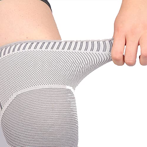 ZXLIFE Almohadillas de Rodilla Cálida, Soporte de Rodilla de Espuma de Tejido de Tejido de Tejido de Punto Suave y Suave Transpirable, para Correr Ciclismo de Escalada,S