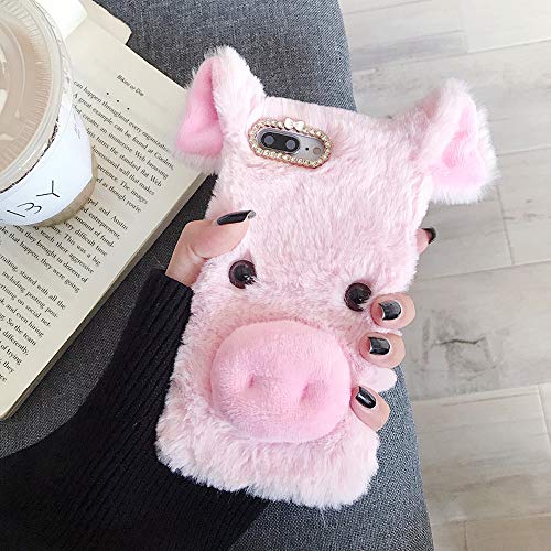 ZYQ 3D Pig Style Funda Caso TPU Silicona Case para Wiko Harry 2 Gel Shell Carcasa Protecci¨®n Cover Etui Rosado