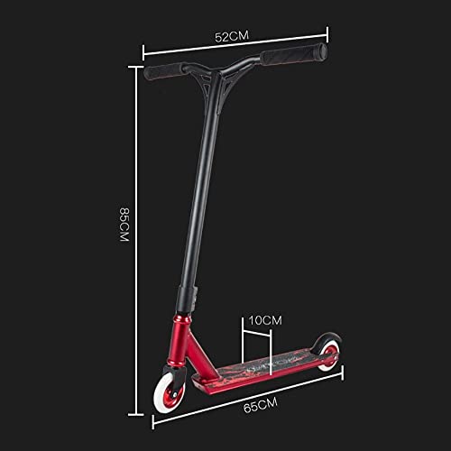 ZYTOSETR Patinete Scooter Freestyle Patinete de Acrobacia Patinete De Trucos Stunt Scooter 6061 Llanta de Aluminio Ruedas PU,Rodamientos ABEC-9,Kick Trick Scooter Pro para Niños (Color : C)