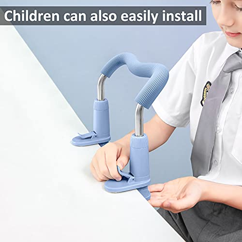 ZZJCY Corrector De Postura Sentado para Niños, Lectura Y Escritura, Enderezador De Espalda Antimiopía, Corrector De Postura para Adolescentes Y Estudiantes para Silla, Protector Visión Niños,Azul