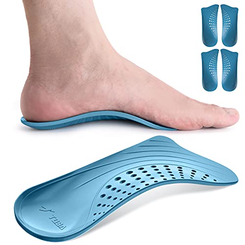 1/2 Plantillas Fascitis Plantar,【2 Pairs】ALBINA Plantillas Ortopedicas Soportes de Arco y Talones Para Fascitis Plantar, Pies Planos, Dolor en Los Pies Plantillas para Mujer Hombre