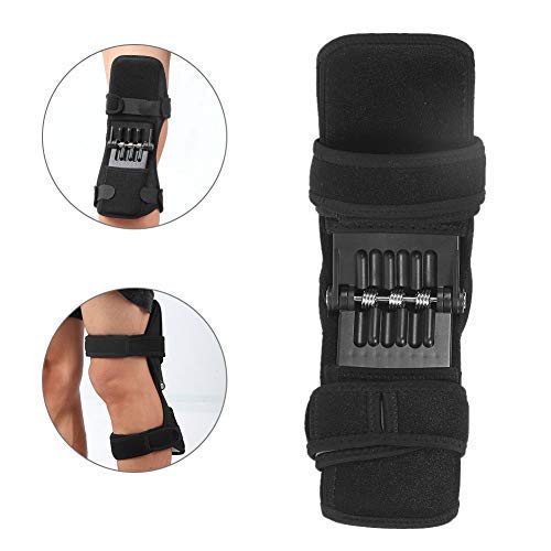 1PC Rodilleras Deportivas, Rodillera Ligamento Ajustable para Depor Elevadores de Rodilla Transpirable con Resorte para Cualquier Deporte de Protección o Recuperación