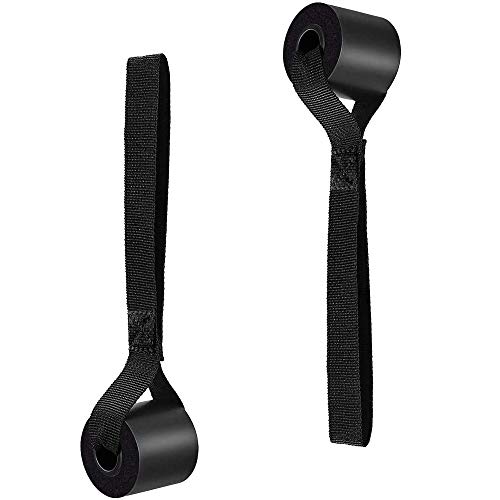 2 Piezas Anclaje De Puerta Resistente, Anclaje de Espuma para Puerta, Bandas De Resistencia Ancla De Puerta Ancla, para Ejercicios de Bandas de Resistencia, Fitness en casa. (Negro)