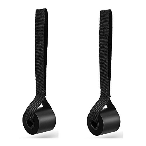 2 Piezas Anclaje De Puerta Resistente, Anclaje de Espuma para Puerta, Bandas De Resistencia Ancla De Puerta Ancla, para Ejercicios de Bandas de Resistencia, Fitness en casa. (Negro)