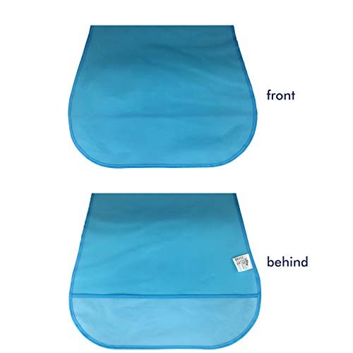 2 Piezas Babero Adulto Silicona Impermeable Lavable Reutilizable,Baberos Adultos con Bolsillo Recogemigas Divertido,Adultos Ropa Protector Alimentación Comer