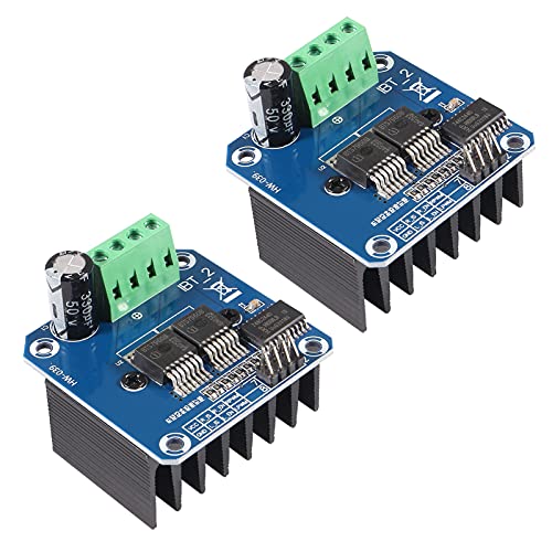 2 unidades BTS7960 43 A Dual H puente Stepper Motor Drive Current Limit Control Semiconductor Refrigeration PWM for Smart Car Motor Drive for Arduino