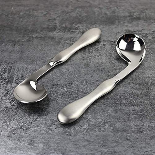 2 unids utensilios adaptativos CUCHILLA CURVA SET EASY-MANTENDIENTE TABLETOS DE CUBIERTA DE CUBIERTOS DE CUBIERTOS DE CUERTUDER DE CUERTUROS for COMER for TREMANOS DE MANO, ARTRITIS, PARKINSON'S OR Us