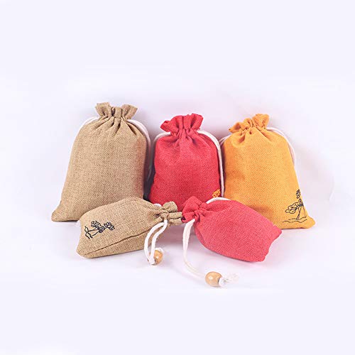 24 Piezas Bolsitas de Tela para Regalos, Bolsa De Regalo Con Cordón, Multicolor Arpillera Pequeña Bolsas De Regalo Para Bodas, Fiestas, Bricolaje Manualidades(4*5,6")