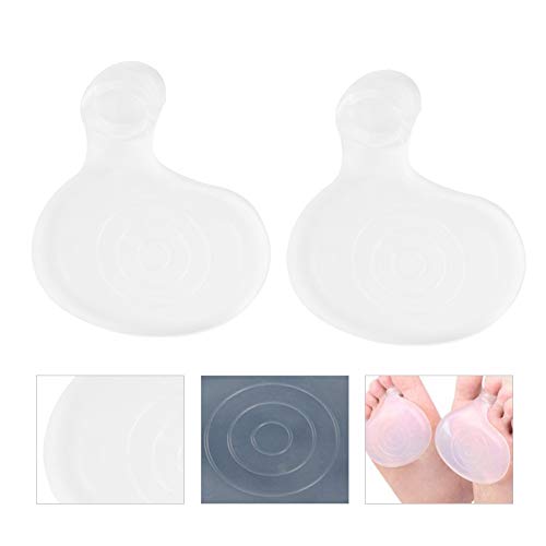 2pcs Almohadillas metatarsianas, Unisex, Gel de silicona suave, Almohadillas para pies, Corrección del dolor, Plantillas de absorción,Almohadillas plantares(S（34-39）)