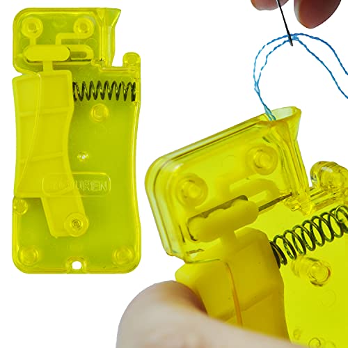 2Pcs Enhebrador Automático de Agujas Enhebradores de Aguja de Plástico Enhebrador de Agujas de Coser Needle Threaders Máquina de Enhebrado de Aguja de Hilo Herramientas de Costura Manual