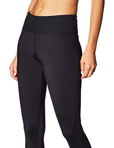 2XU Medias de compresión WA2864 para Mujer, de Talle Medio, Logotipo Negro Punteado, Mediano