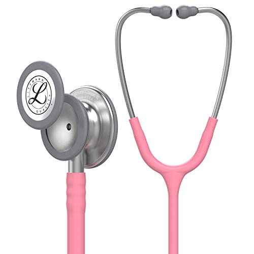 3M Littmann Classic III Fonendoscopio para monitorización, tubo color Rosa Perla, 69 cm, 5633