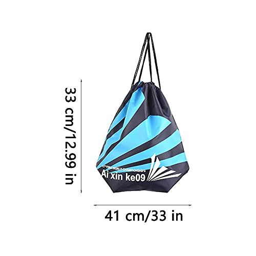 8 Piezas Mochila con Cordón, Bolsa con Cordón, Bolsas de Cuerdas de Deporte, Deporte Drawstring Bags, 8 Especificaciones, para el Almacenamiento de Viajes de Playa de Deportes de Fitness de Picnic