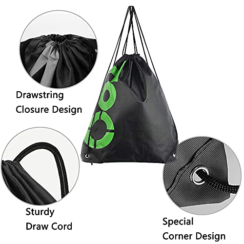 8 Piezas Mochila con Cordón, Bolsa con Cordón, Bolsas de Cuerdas de Deporte, Deporte Drawstring Bags, 8 Especificaciones, para el Almacenamiento de Viajes de Playa de Deportes de Fitness de Picnic