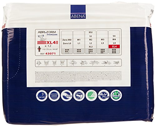 Abena Abri-Form premium X-Large Número 4 4000 ml 110-170 cm Briefs de protección