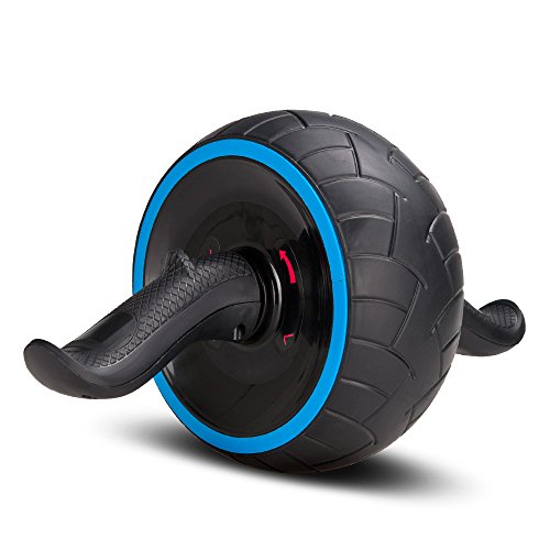 Abs Carver Pro Roller Covvy Ab-Roller Trainer Wheel Pro Abdominal Estómago Ejercicio Entrenamiento Fitness Equipment (azul)