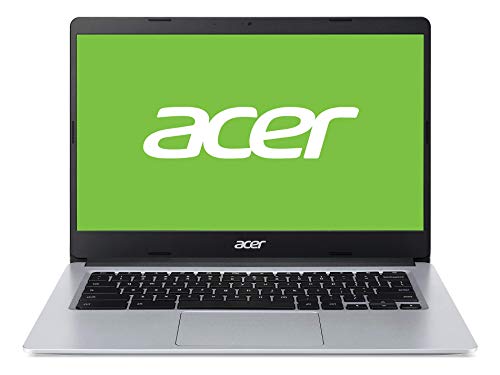 Acer Chromebook 314 CB314-1H - Ordenador Portátil 14" HD, Laptop (Intel Celeron N4020, 4GB RAM, 64GB eMMc, Intel UHD Graphics, Chrome OS), PC Portátil Color Plata - Teclado Qwerty Español