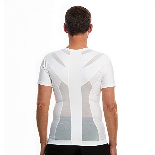 ActivePosture - Camiseta con Corrector de Postura para Espalda, Con Cremallera, Corrector de Hombros para Hombre, Cuenta con Tecnología Neuroband que Ayuda a Reducir Tensión, Dolor y Mejora la Postura