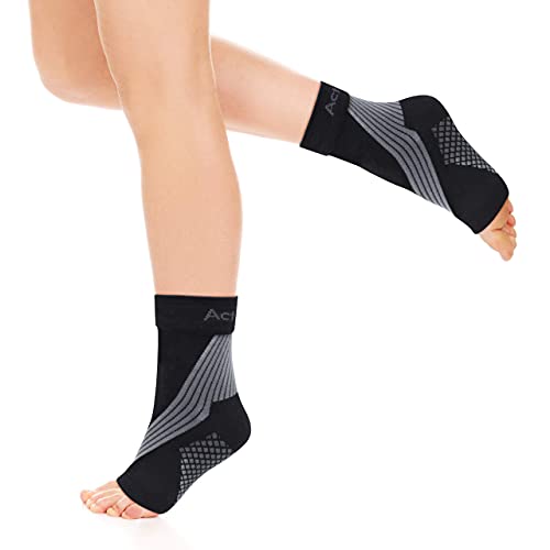 ActivSocks Calcetines de Compresión Graduada | Tratamiento para Fascitis Plantar de Aquiles | Medias Terapéuticas | Ideal por Deportivos e Caminar PAR