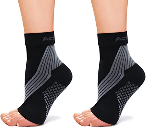 ActivSocks Calcetines de Compresión Graduada | Tratamiento para Fascitis Plantar de Aquiles | Medias Terapéuticas | Ideal por Deportivos e Caminar PAR