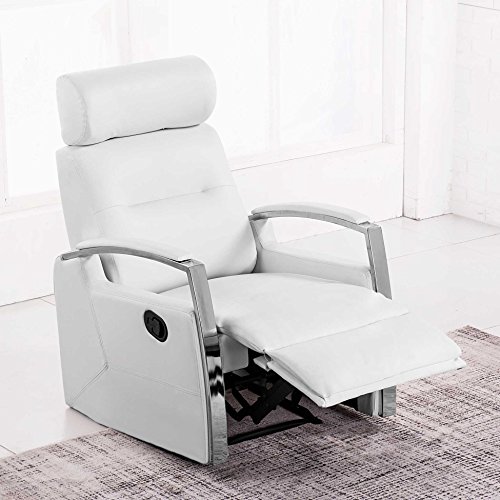 Adec - Sillón relax reclinable modelo DUCAL color Blanco