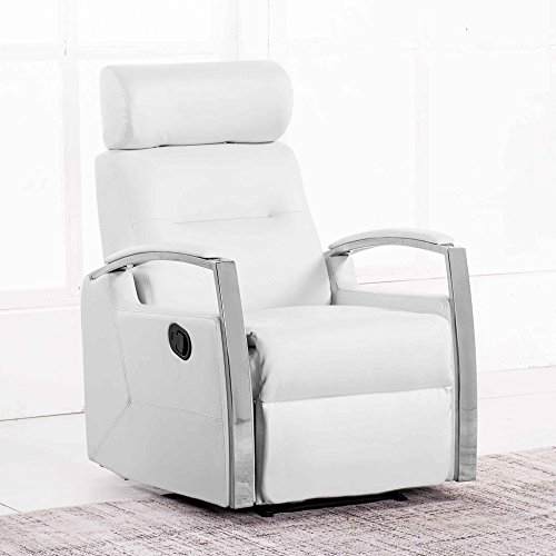 Adec - Sillón relax reclinable modelo DUCAL color Blanco