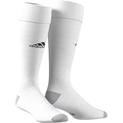 adidas Milano 16 Sock - Medias para hombre, multicolor ( BLANCO / BLANCO), talla 37-39 EU, 1 par