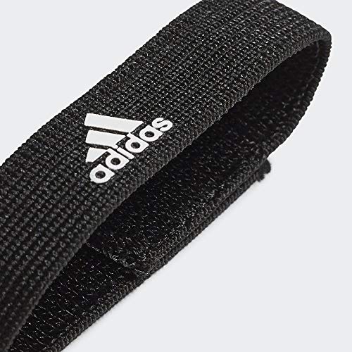 adidas Stutzenstrumpfhalter Espinilleras, Hombre, Negro/Blanco, Talla única