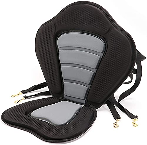 AGF Asiento de Kayak para Tabla de Remo con Correas Resistentes y Ganchos para Asiento Universal (Sin Bolsa)