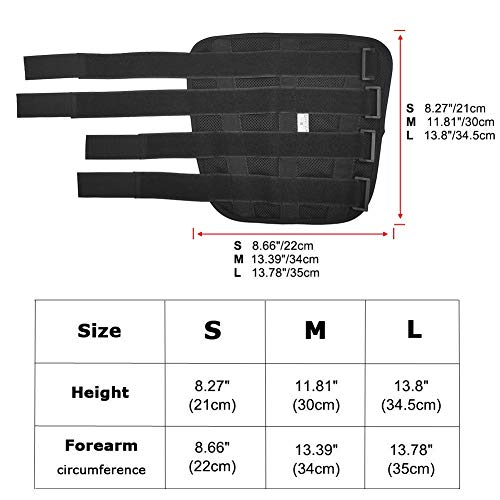 AidShunn Brace Splint Codo Protector Inmovilizador Ajustable para Túnel