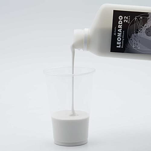 Algaplay Leonardo Molding Silicone - Goma de Silicona específica para Realizar moldes Que reproducen fielmente Incluso los más pequeños Detalles. (1 Kg.)